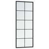 Wandspiegel Puggioli schwarz 100x40cm (2 Stk. Metall)