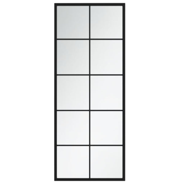 Wandspiegel Puggioli schwarz 100x40cm (2 Stk. Metall)