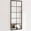 Wandspiegel Puggioli schwarz 100x40cm (2 Stk. Metall)