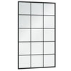 Schwarze Wandspiegel Puggioli 100x60cm (2 Stück Metall)