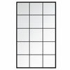 Schwarze Wandspiegel Puggioli 100x60cm (2 Stück Metall)