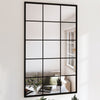 Schwarze Wandspiegel Puggioli 100x60cm (2 Stück Metall)