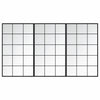 Wandspiegel Puggioli 100x60cm schwarz (3 Stk. Metall)