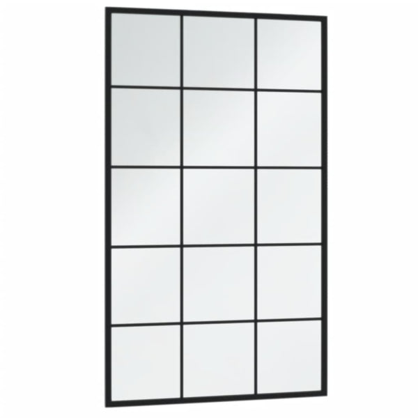 Wandspiegel Puggioli 100x60cm schwarz (3 Stk. Metall)