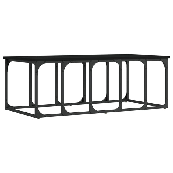 Couchtisch Edyth Schwarz 100x50x35,5cm (Holz)