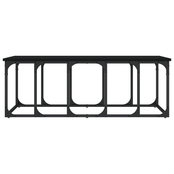 Couchtisch Edyth Schwarz 100x50x35,5cm (Holz)