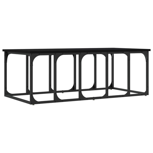 Couchtisch Edyth Schwarz 100x50x35,5cm (Holz)