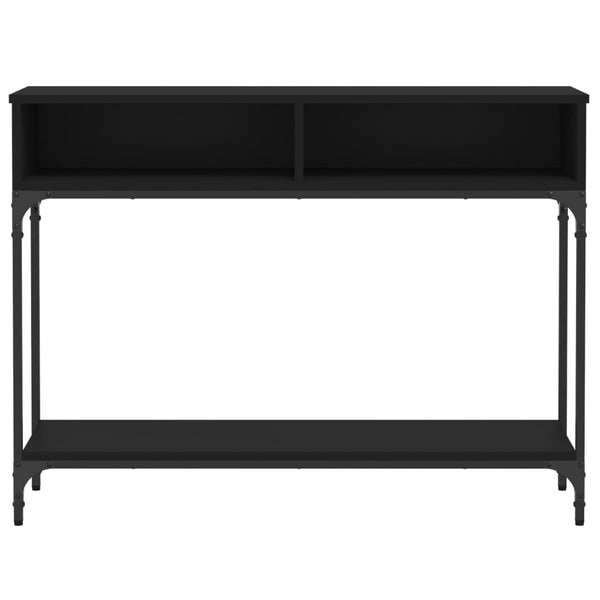 Schwarzer Konsolentisch Millo 100x30,5x75cm (Holz)