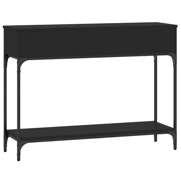 Schwarzer Konsolentisch Millo 100x30,5x75cm (Holz)
