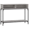 Konsole Tisch Millo, grau, 100x30,5x75cm (Holz)