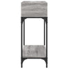 Konsole Tisch Millo, grau, 100x30,5x75cm (Holz)