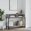 Konsole Tisch Millo, grau, 100x30,5x75cm (Holz)