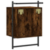 Räuchereichen-Nachttisch zur Wandmontage Belal 40x30x61cm (Holz)