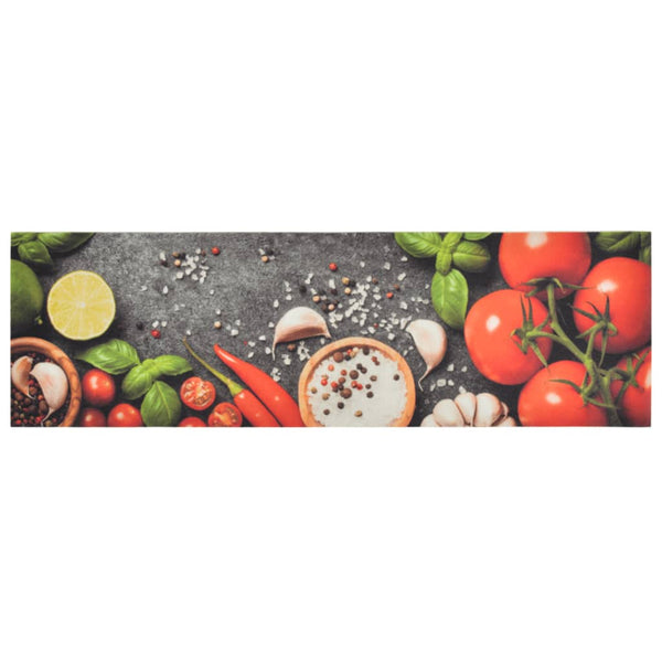 Abwaschbarer Küchenteppich Gemüse Bigan 45x150cm (Samt)
