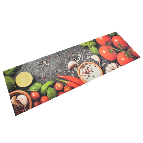 Waschbarer Küchenteppich Gemüse Bigan 60x180cm (Samt)