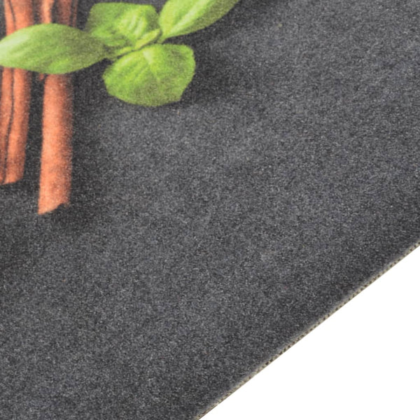 Waschbarer Teppich „Gewürze“ für die Küche Bigan 60x180cm (Samt)