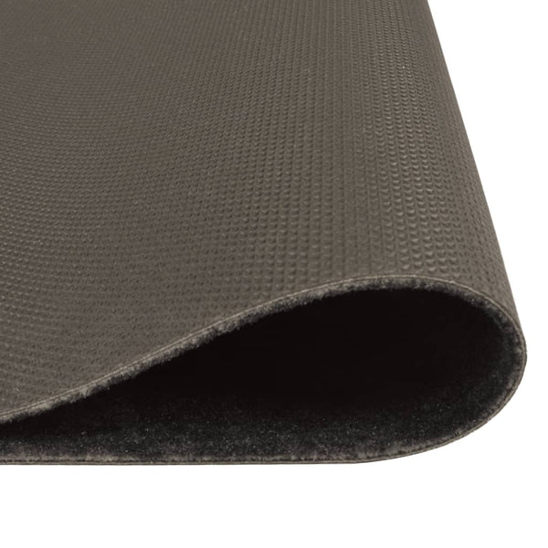 Schwarz abwaschbarer Küchenteppich Cooking Bigan 45x150cm (Samt)