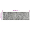 Abwaschbarer Küchenteppich Beton Bigan 60x180cm (Samt)