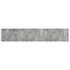 Waschbarer Küchenteppich Beton Bigan 60x300cm (Samt)