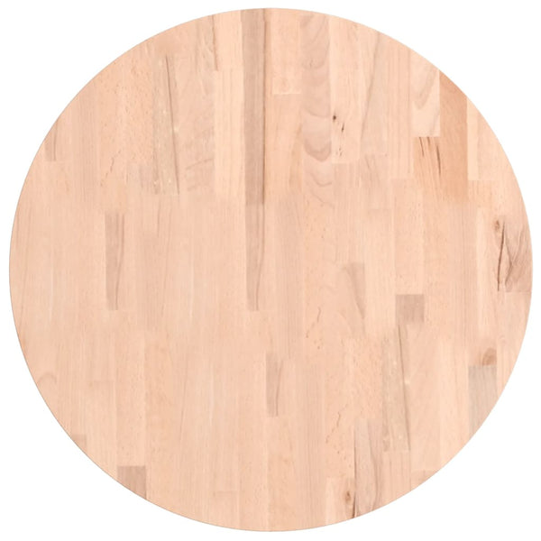 Tischplatte Ø60x1,5cm Necsulescu (rund, Buche)