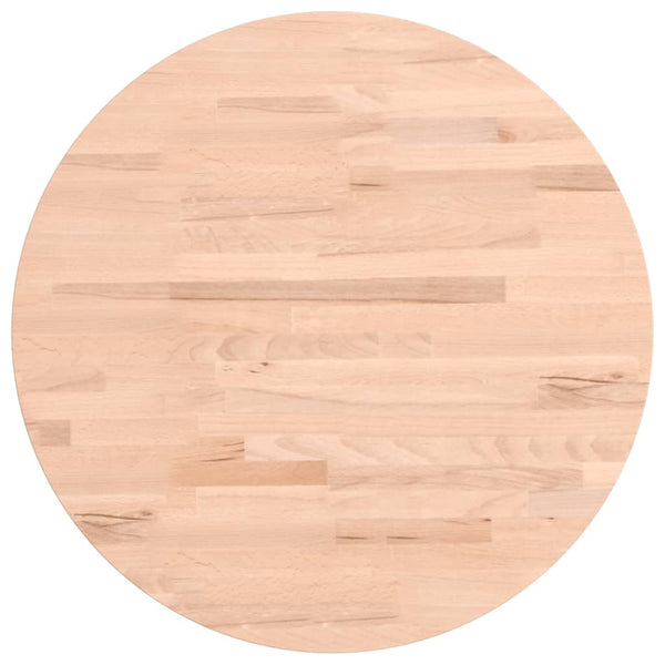 Tischplatte Holzfarbe Necsulescu Ø50x2,5cm (runde Buche)