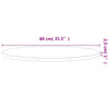 Ø80x2,5cm Tischplatte Necsulescu (rund Buche)