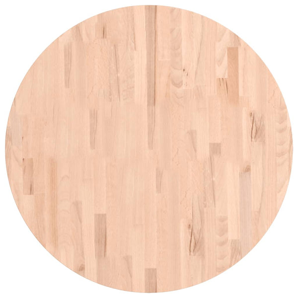 Tischplatte Necsulescu Ø80x4cm (Buche massiv)