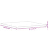 Tischplatte Necsulescu 40x40x1,5cm (Quadrat Buche)