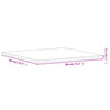 Tischplatte Necsulescu 80x80x2,5cm (Quadrat Buche)