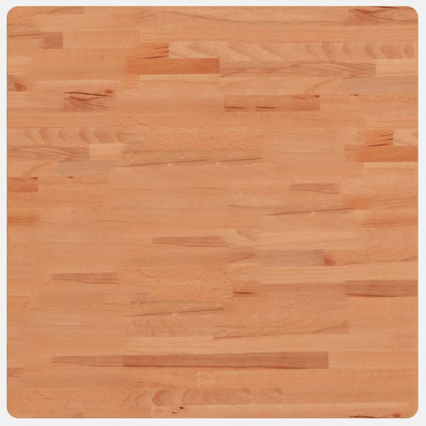 Tischplatte 70x70x2,5cm Necsulescu (Buche, quadratisch)