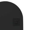 Wandspiegel Allyende 15x40cm (mit LED-Beleuchtung, Glas, oval)