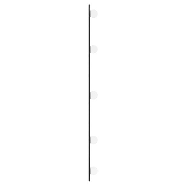 Wandspiegel Allyende 35x80cm (mit LED-Beleuchtung, Glas, oval)