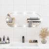 Wandspiegel Allyende 35x80cm (mit LED-Beleuchtung, Glas, oval)