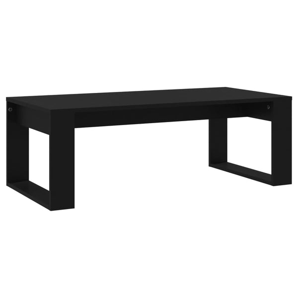 Couchtisch Musetoiu 102x50x35cm, schwarz (Holz)