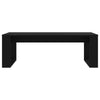 Couchtisch Musetoiu 102x50x35cm, schwarz (Holz)