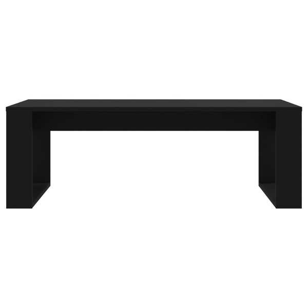 Couchtisch Musetoiu 102x50x35cm, schwarz (Holz)