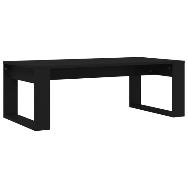 Couchtisch Musetoiu 102x50x35cm, schwarz (Holz)