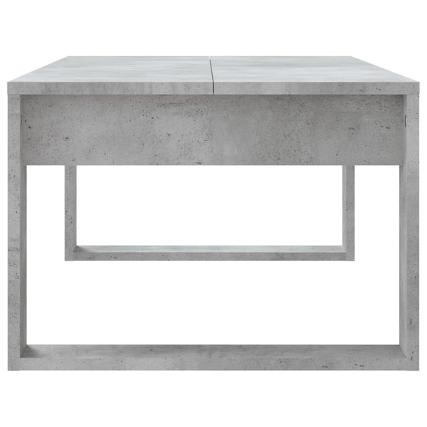 Betoninharmaa sohvapöytä Musetoiu 102x50x35cm (puinen)