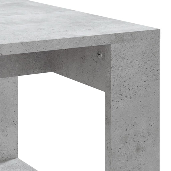 Betoninharmaa sohvapöytä Musetoiu 102x50x35cm (puinen)