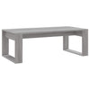 Grauer Couchtisch Musetoiu 102x50x35cm (Holz)