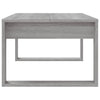 Grauer Couchtisch Musetoiu 102x50x35cm (Holz)