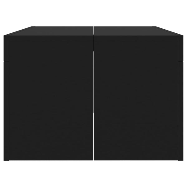 Musta sohvapöytä Rudel 102x50x36cm (puinen)