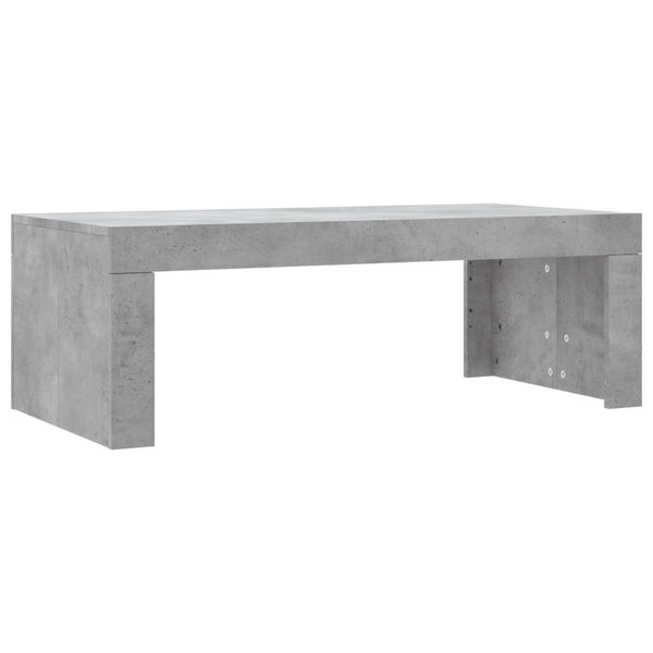 Betoninharmaa sohvapöytä Rudel 102x50x36cm (puinen)