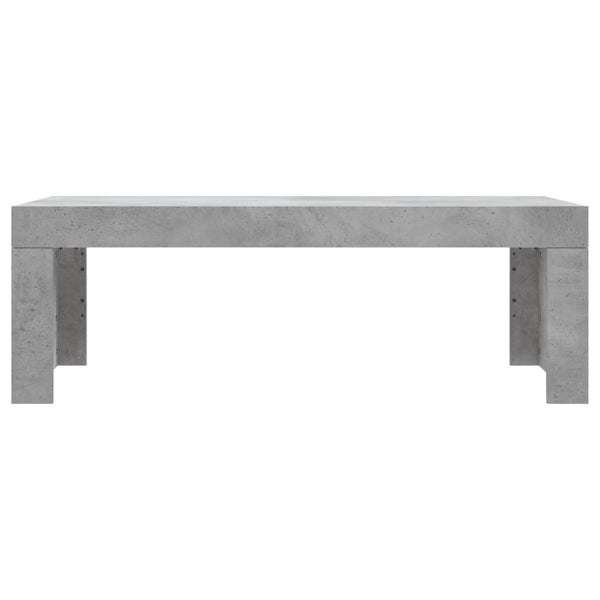 Betoninharmaa sohvapöytä Rudel 102x50x36cm (puinen)