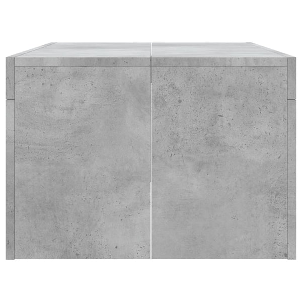 Betoninharmaa sohvapöytä Rudel 102x50x36cm (puinen)