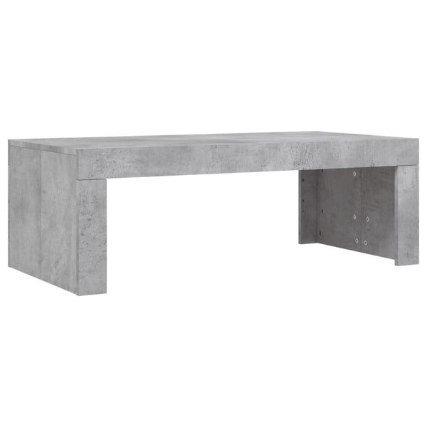 Betoninharmaa sohvapöytä Rudel 102x50x36cm (puinen)