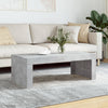 Betoninharmaa sohvapöytä Rudel 102x50x36cm (puinen)