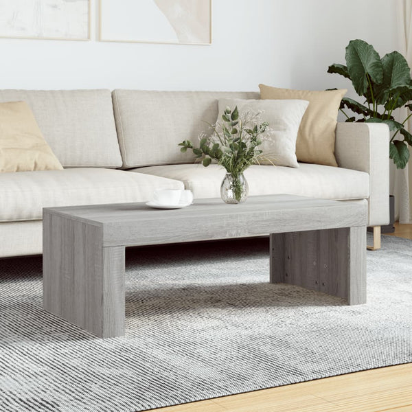 Grauer Couchtisch Rudel 102x50x36cm (Holz)