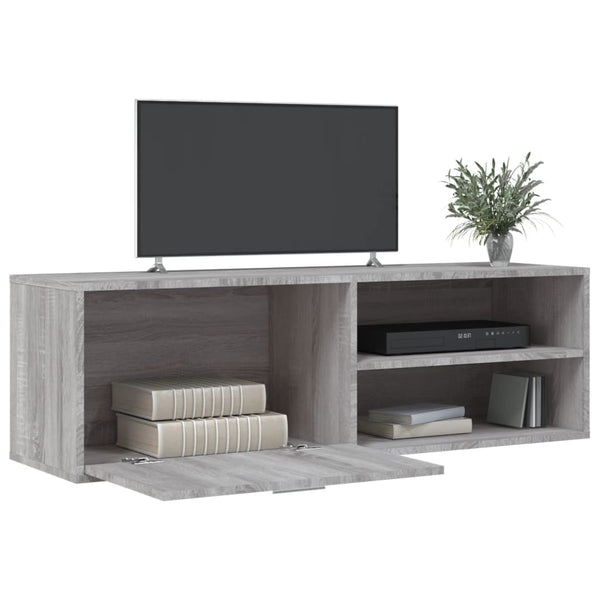 Harmaa tv-taso Benona 120x34x37cm (lastulevy)