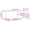 Harmaa tv-taso Benona 120x34x37cm (lastulevy)
